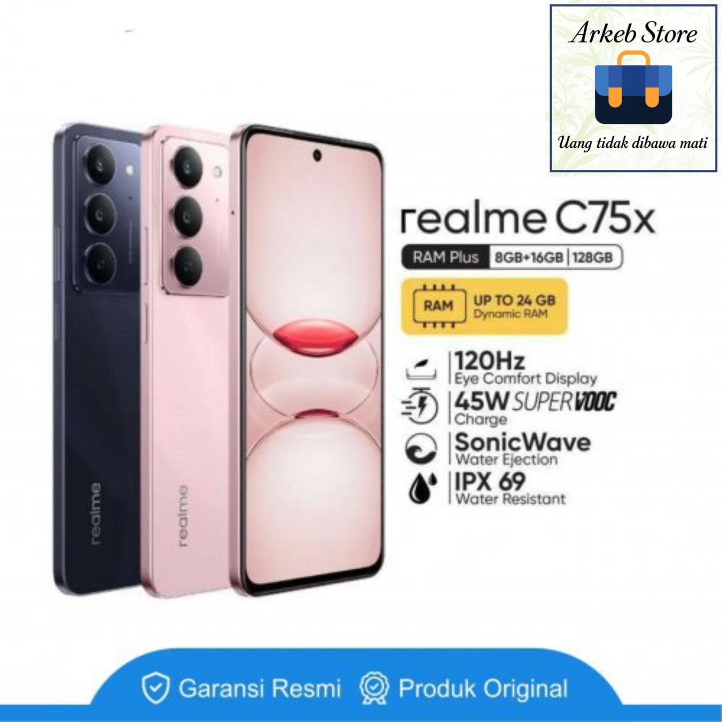 REALME C75x GARANSI RESMI
