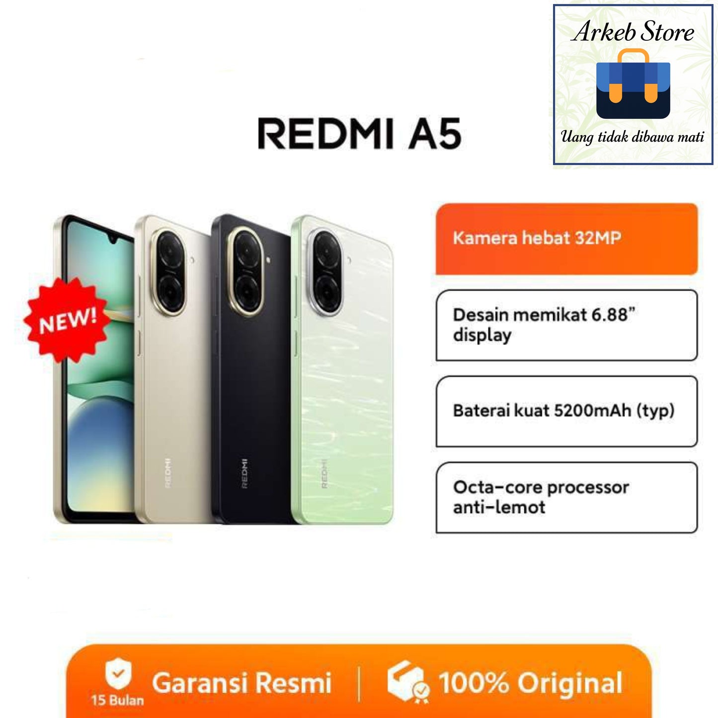 Xiaomi Redmi A5 GARANSI RESMI