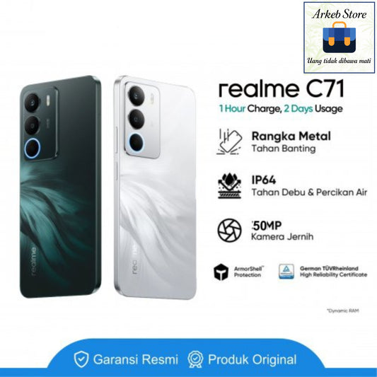 REALME C71 GARANSI RESMI