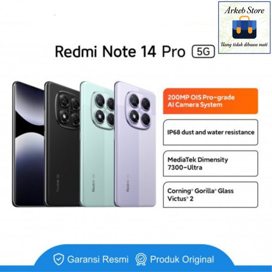 Redmi Note 14 Pro 5G GARANSI RESMI